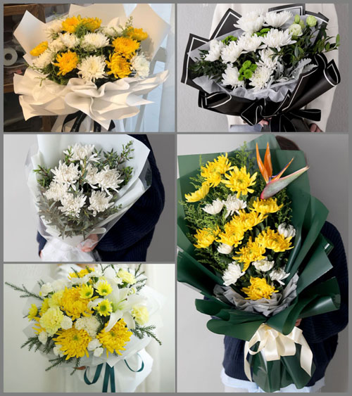 浙江省绍兴上虞区丰惠镇白事花束代送